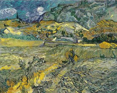 Vincent Van Gogh Landscape at Saint-Remy oil painting picture